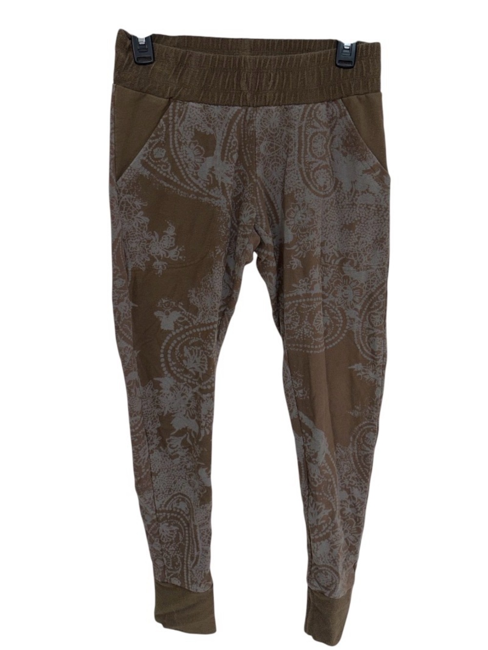 Free People We The Free Paisley Joggers Size XS With Pockets Boho